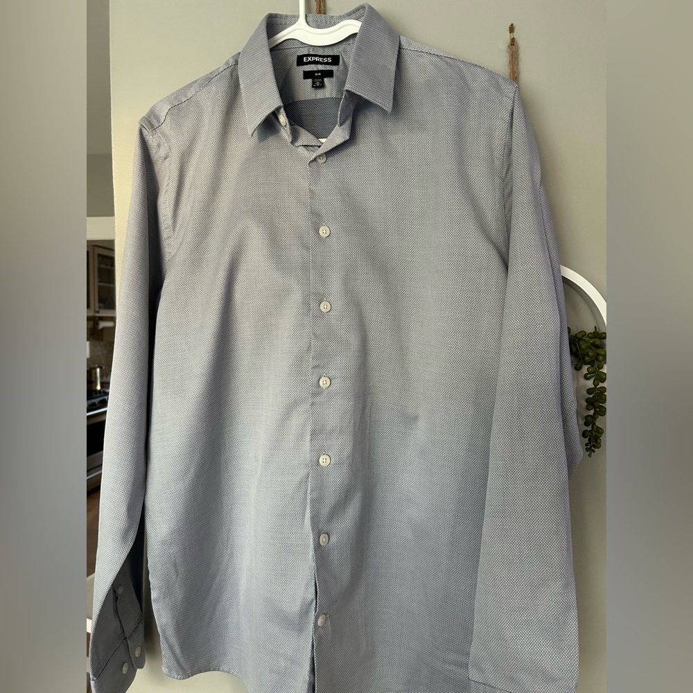 Men express dress shirt long sleeve